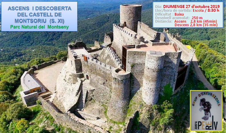 Ascens i descoberta del Castell de Montsoriu (S. XI) Parc Natural del Montseny